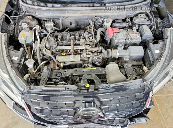 3N1CP5BV9ML472319 2021 NISSAN KICKS Black Вид задньої частини салону