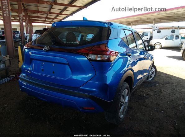 3N1CP5BV9ML518313 2021 NISSAN KICKS Blue Tył prawy