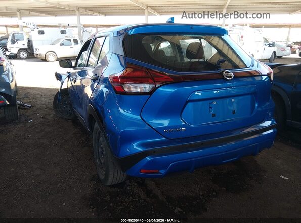 3N1CP5BV9ML518313 2021 NISSAN KICKS Blue Tył lewy