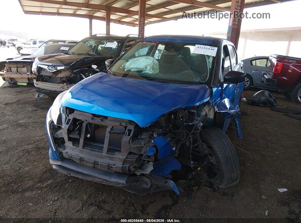 3N1CP5BV9ML518313 2021 NISSAN KICKS Blue Widok z przodu