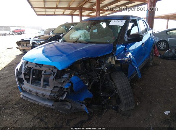 3N1CP5BV9ML518313 2021 NISSAN KICKS Blue Przód lewy