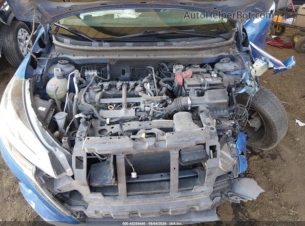 3N1CP5BV9ML518313 2021 NISSAN KICKS Blue Widok z tyłu