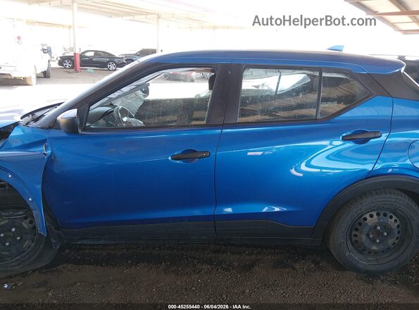 3N1CP5BV9ML518313 2021 NISSAN KICKS Blue Widok wnętrza z tyłu