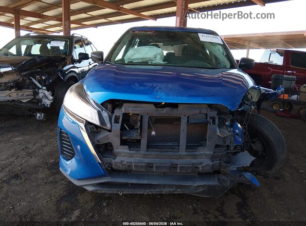 3N1CP5BV9ML518313 2021 NISSAN KICKS Blue Widok deski rozdzielczej