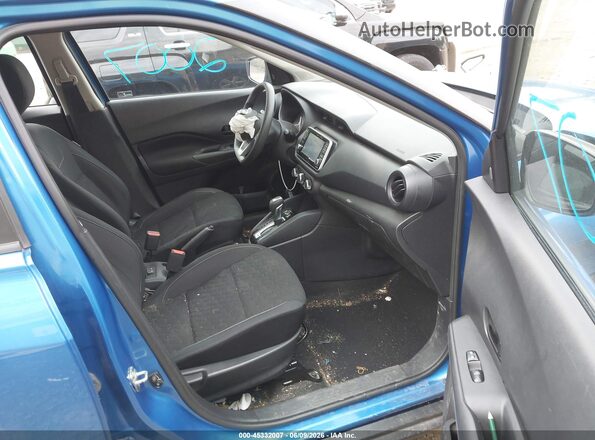 3N1CP5BV9ML523480 2021 NISSAN KICKS Blue Front interior view