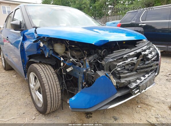 3N1CP5BV9ML523480 2021 NISSAN KICKS Blue Front view