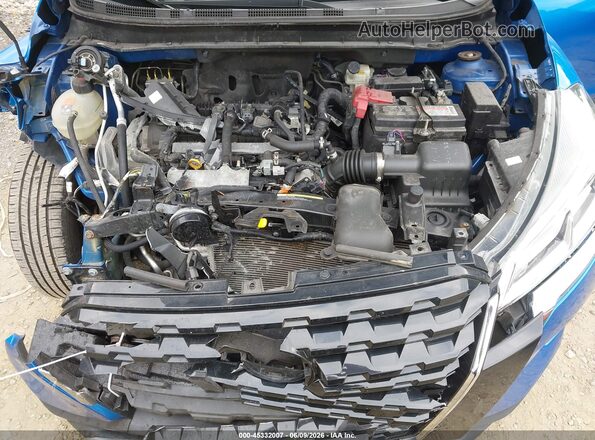 3N1CP5BV9ML523480 2021 NISSAN KICKS Blue Rear view