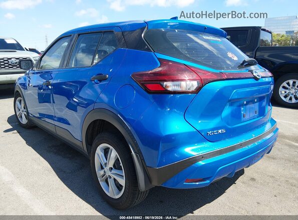 3N1CP5BV9ML527299 2021 NISSAN KICKS Blue Rear left