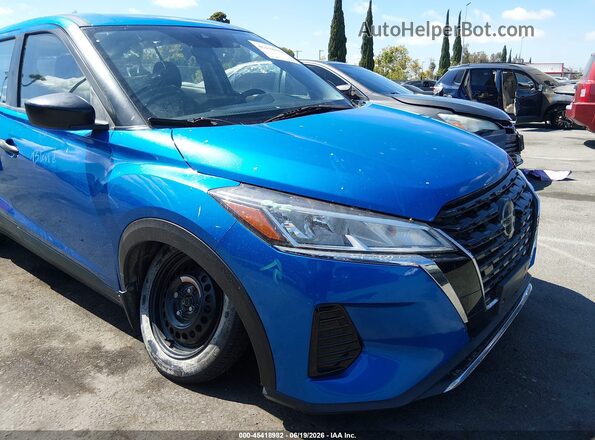3N1CP5BV9ML527299 2021 NISSAN KICKS Blue Front view