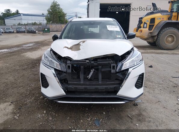 3N1CP5BV9RL543039 2024 NISSAN KICKS White Vista del cuadro de instrumentos