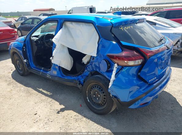 3N1CP5BV9RL594055 2024 NISSAN KICKS Синий Задняя левая четверть
