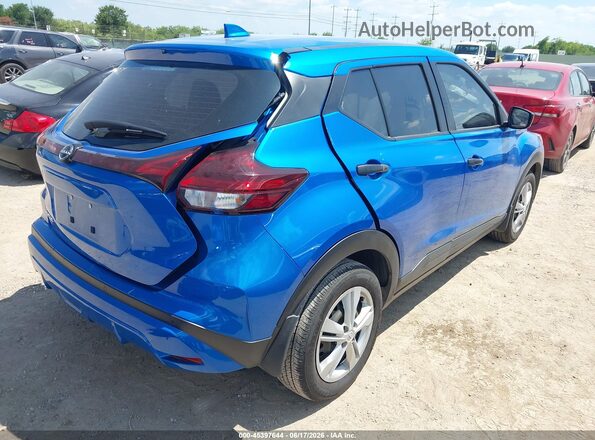 3N1CP5BV9RL594055 2024 NISSAN KICKS Синий Задняя правая четверть