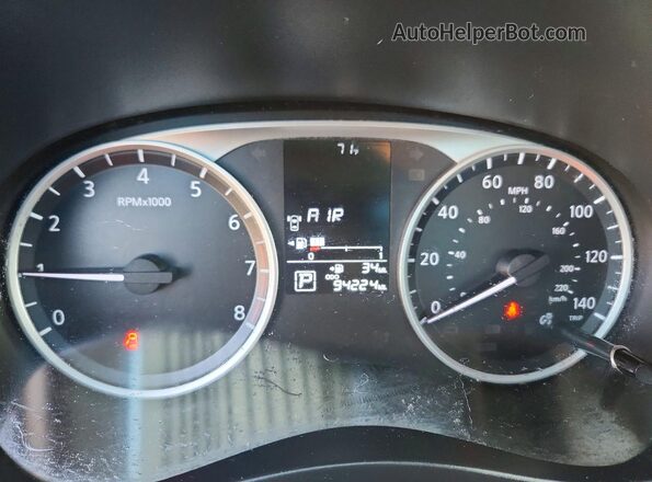 3N1CP5BVXLL537838 2020 NISSAN KICKS Black Instrument cluster view