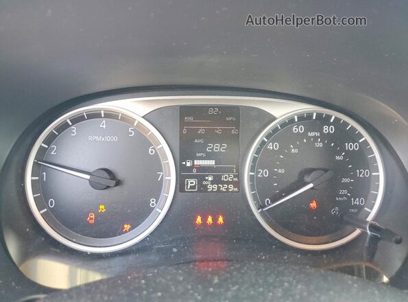 3N1CP5BVXML528316 2021 NISSAN KICKS Gray Вид щитка приладів