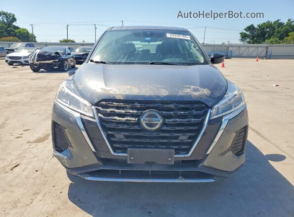 3N1CP5BVXML528316 2021 NISSAN KICKS Gray Вид спереду
