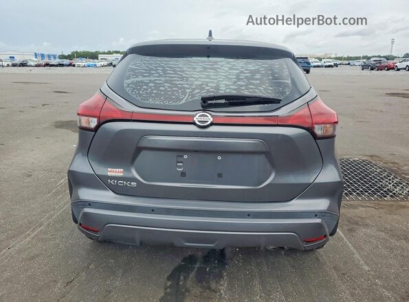 3N1CP5BVXML543298 2021 NISSAN KICKS Серый Вид сзади