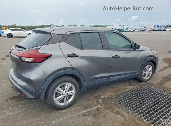 3N1CP5BVXML543298 2021 NISSAN KICKS Серый Задняя правая четверть
