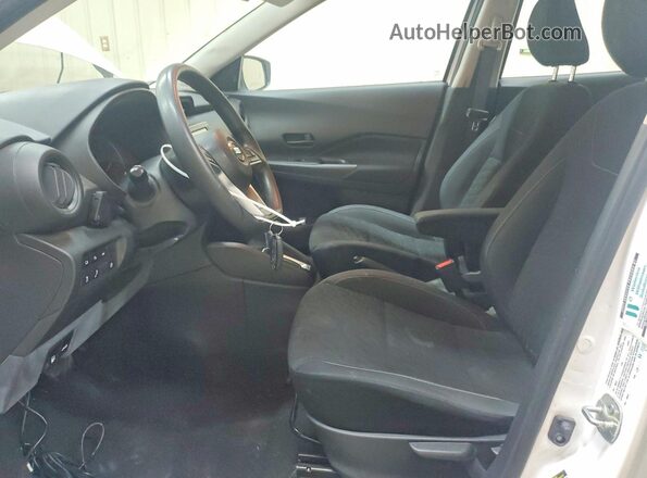 3N1CP5BVXML549523 2021 NISSAN KICKS Белый Вид салона спереди
