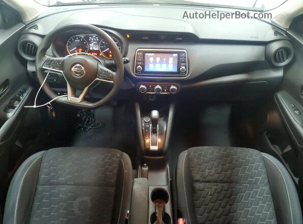 3N1CP5BVXML549523 2021 NISSAN KICKS Белый Вид панели приборов