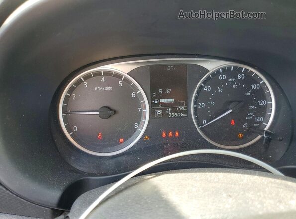 3N1CP5BVXNL520332 2022 NISSAN KICKS White Widok zestawu wskaźników
