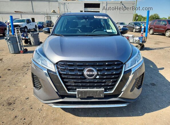 3N1CP5BVXNL526132 2022 NISSAN KICKS Gray Front view