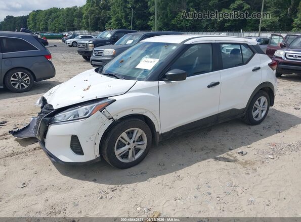 3N1CP5BVXRL555460 2024 NISSAN KICKS Белый Передняя левая четверть