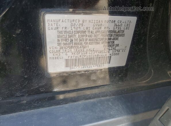 3N1CP5BVXSL475811 2025 NISSAN KICKS Black 