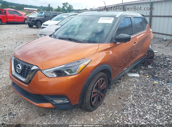 3N1CP5CU0JL524356 2018 NISSAN KICKS Orange Vista tres cuartos delantera izquierda
