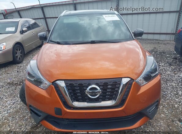 3N1CP5CU0JL524356 2018 NISSAN KICKS Orange Vista del cuadro de instrumentos