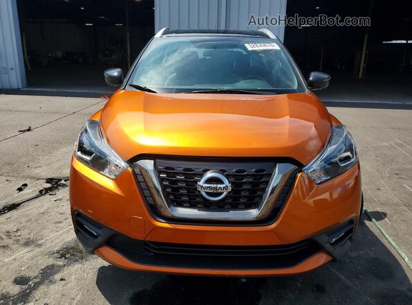 3N1CP5CU0KL522205 2019 NISSAN KICKS Orange Front view