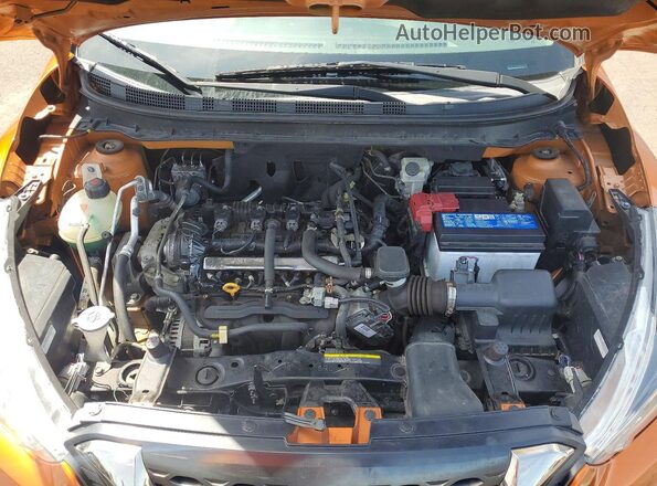 3N1CP5CU0KL522205 2019 NISSAN KICKS Orange Rear interior view