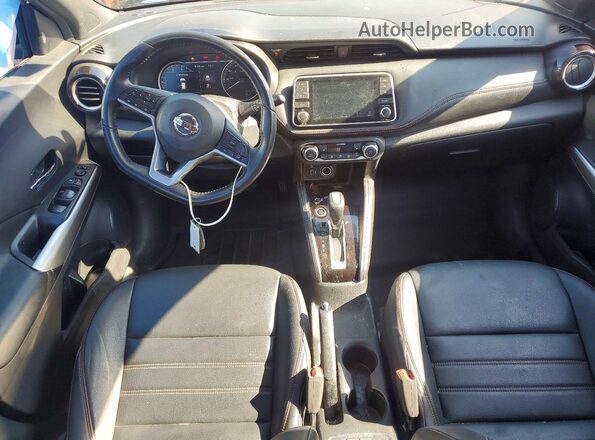 3N1CP5CU0KL522205 2019 NISSAN KICKS Orange Dashboard view