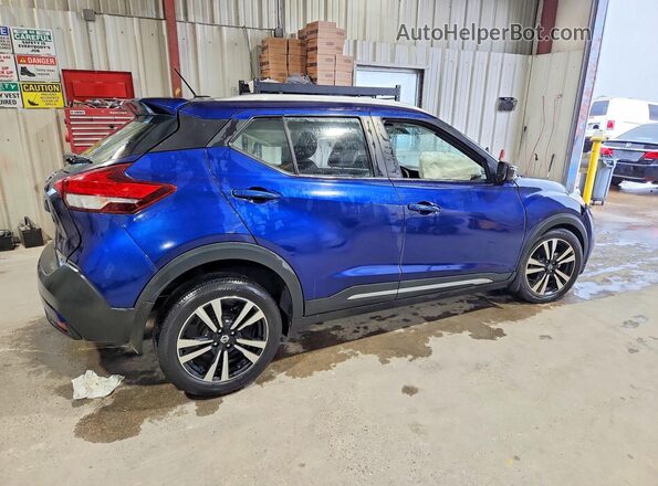 3N1CP5CU0KL532040 2019 NISSAN KICKS Blue Rear right