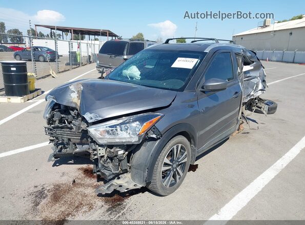 3N1CP5CU0KL535794 2019 NISSAN KICKS Серый Передняя левая четверть