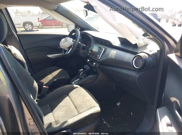 3N1CP5CU0KL535794 2019 NISSAN KICKS Серый Вид салона спереди