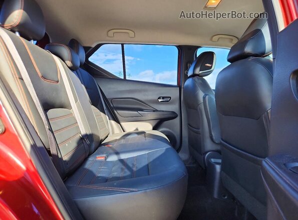 3N1CP5CU0KL549730 2019 NISSAN KICKS Red უკანა სავარძლების ხედი
