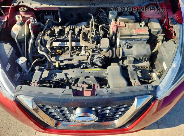 3N1CP5CU0KL549730 2019 NISSAN KICKS Red უკანა სალონის ხედი