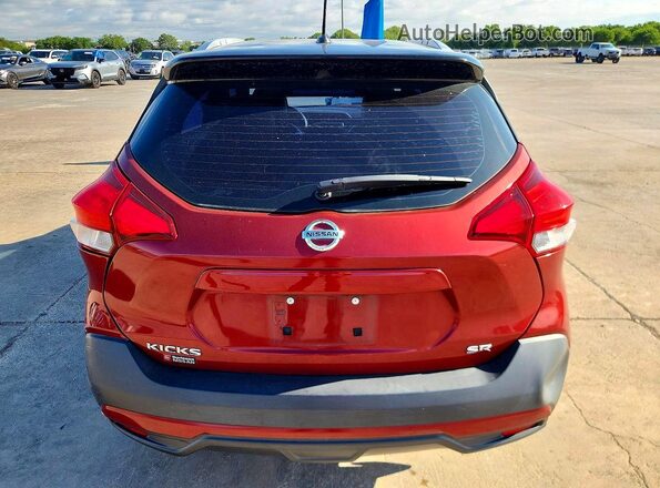 3N1CP5CU0KL549730 2019 NISSAN KICKS Red უკანა ხედი