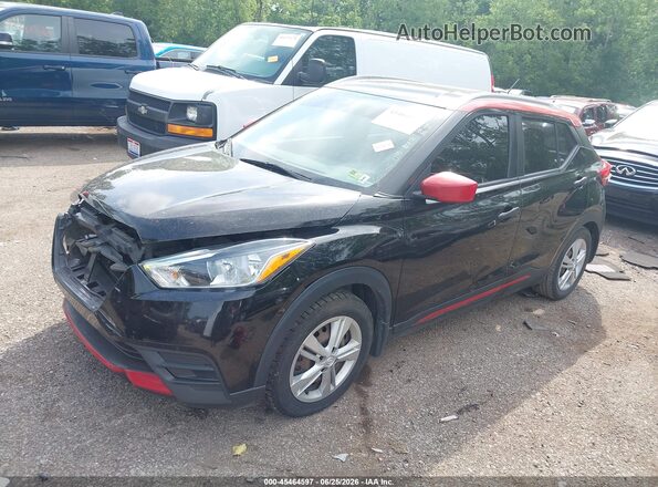 3N1CP5CU0KL555091 2019 NISSAN KICKS Black წინა მარცხენა ხედი სამი მეოთხედიდან