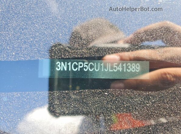 3N1CP5CU1JL541389 2018 NISSAN KICKS Red Вид підкапотного простору