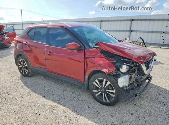 3N1CP5CU1JL541389 2018 NISSAN KICKS Red Передня права чверть