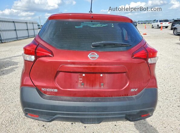 3N1CP5CU1JL541389 2018 NISSAN KICKS Red Вид ззаду