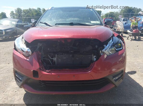 3N1CP5CU1JL543577 2018 NISSAN KICKS Red Вид спереду