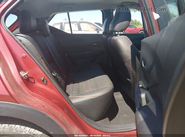 3N1CP5CU1JL543577 2018 NISSAN KICKS Red Вид наклейки з VIN-кодом