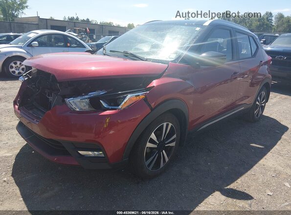 3N1CP5CU1JL543577 2018 NISSAN KICKS Red Передня ліва чверть