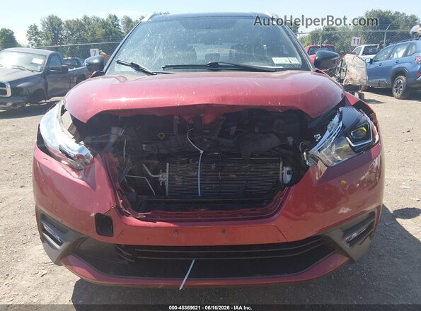 3N1CP5CU1JL543577 2018 NISSAN KICKS Red Вид задньої частини салону