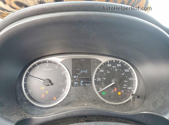 3N1CP5CU1KL491983 2019 NISSAN KICKS Белый Вид щитка приборов