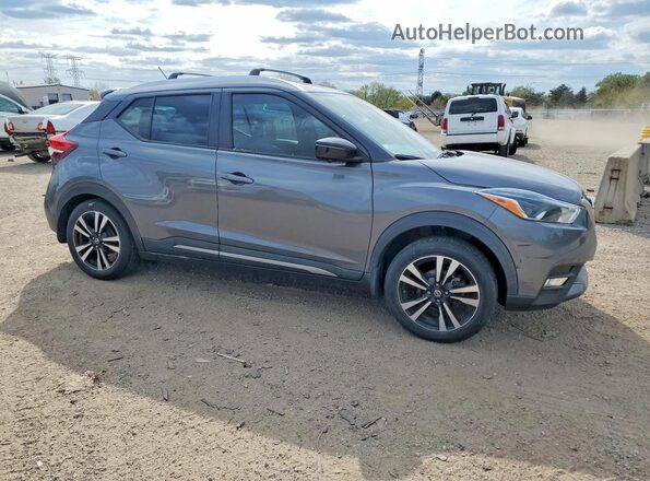 3N1CP5CU1KL506594 2019 NISSAN KICKS Gray Delantero derecho