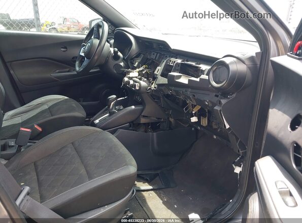 3N1CP5CU1KL517871 2019 NISSAN KICKS Gray Widok wnętrza z przodu
