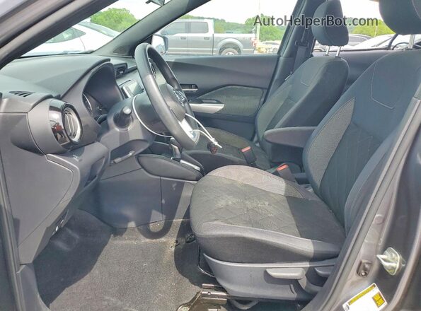 3N1CP5CU1KL544598 2019 NISSAN KICKS Charcoal Вид салону спереду